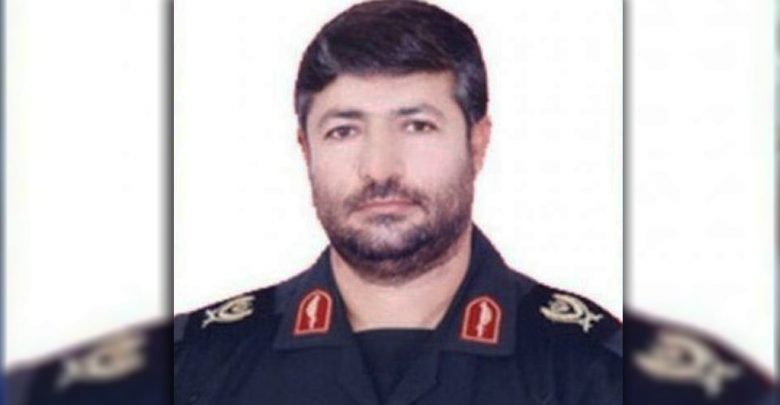 الجنرال محمد علي الله دادي الذي قتل في غارة جوية اسرائيلية على سوريا
